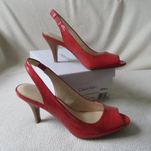 Calvin Klein Coral Heels - Size 9 M